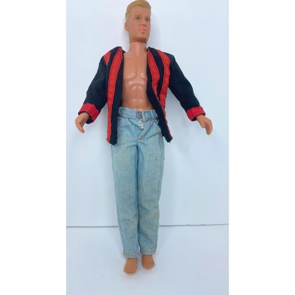 New Kids On The Block  Ken Doll Donnie Walburg Rat Tail 1990 Big Step Hasbro - Picture 6 of 16